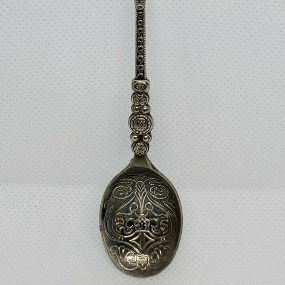 Rare Dragon Embossed Engraved Decorative Spoon - Picture 2 of 16